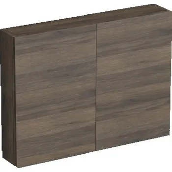 Koupelnový nábytek Koupelnová skříňka závěsná Intedoor TRENTA dub tabák gladstone 80 x 60 x 15 cm TRE HZ 80x15 2D B 25