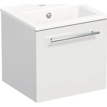 Koupelnový nábytek Koupelnová skříňka s umyvadlem Intedoor TRENTA 40 cm bílá vysoce lesklá TRE MINI 40 1Z S A0016