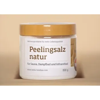 Tělový peeling Saunová peelingová sůl Weka přírodní 500 g