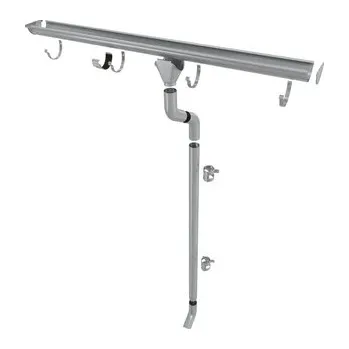 Stavebniny Kompletní okapový systém Bravo RWC 6 m zinkově šedá