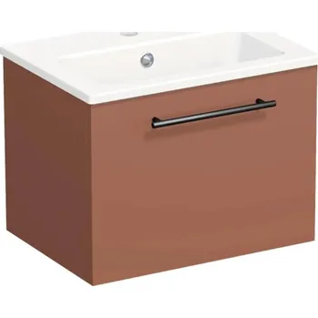 Koupelnový nábytek Koupelnová skříňka s umyvadlem Intedoor TRENTA 50 cm cotto matná TRE MINI 50 1Z B A9556