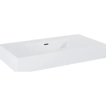 Umyvadlo Klasické umyvadlo Jungborn DECEM mineralní mramor bílá 806 mm 168852