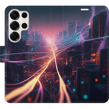 Pouzdro na mobilní telefon Flipové pouzdro iSaprio - Modern City - Samsung Galaxy S25 Ultra