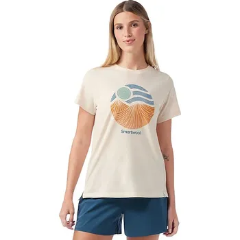 Oblečení a móda tričko Smartwool Horizon View Graphic - Almond L