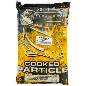 Návnadová surovina POSEIDON BAITS - Partikl Extreme Carp Turmix & Liquid 1,5kg Příchuť: Jahoda