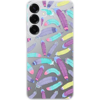 Pouzdro na mobilní telefon Odolné silikonové pouzdro iSaprio - Feather Pattern 01 - Samsung Galaxy S25+