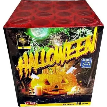 Zábavní pyrotechnika Kompaktní ohňostroj HALLOWEEN 16 ran 25mm