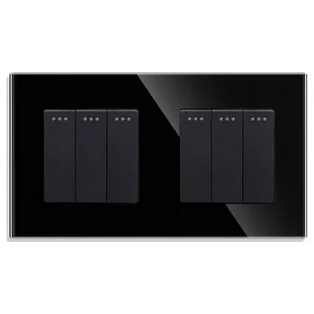 vypínač KLASICKÝ SKLENĚNÝ SPÍNAČ SVĚTLA - MECHANICKÝ