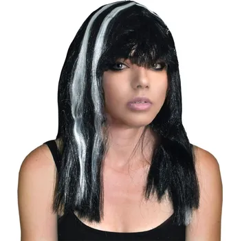 Karnevalová paruka Paruka, černo-bílá