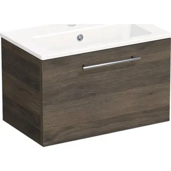 Koupelnový nábytek Koupelnová skříňka s umyvadlem Intedoor TRENTA 60 cm dub tabák gladstone TRE MINI 60 1Z S 25