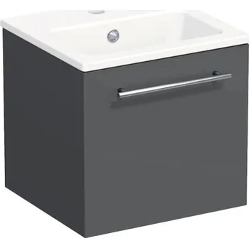 Koupelnový nábytek Koupelnová skříňka s umyvadlem Intedoor TRENTA 40 cm antracit matný TRE MINI 40 1Z S A3396