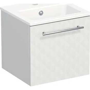 Koupelnový nábytek Koupelnová skříňka s umyvadlem Intedoor TRENTA 40 cm bílá matná TRE MINI 40 1Z S B073