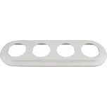 Porcelánový rámeček Bohemia-Design K1-R464 čtyřnásobný bílý