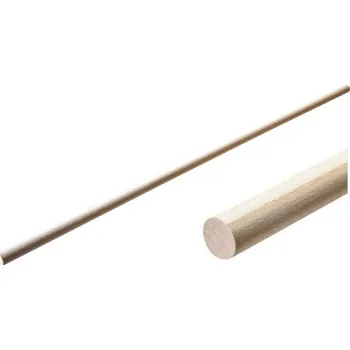 Nábytkové kování Kulatina 20x1000mm hladký buk GP 50 ks