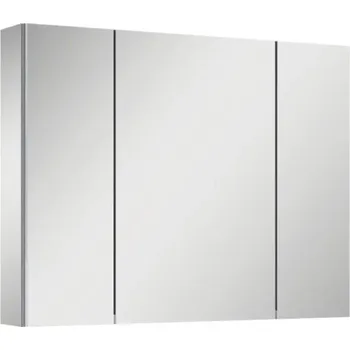 Koupelnový nábytek Zrcadlová skříňka bez osvětlení Jungborn 806 x 129 x 618 mm šedá