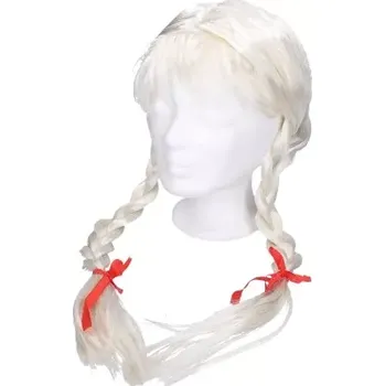 Paruka blond s copánky na karneval pro děti