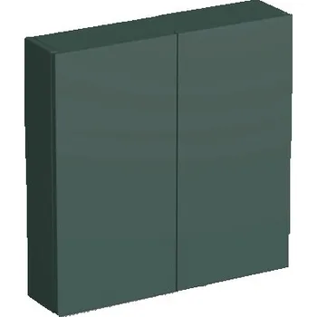 Koupelnový nábytek Koupelnová skříňka závěsná Intedoor TRENTA šalvějově zelená matná 60 x 60 x 15 cm TRE HZ 60x15 2D B A9146