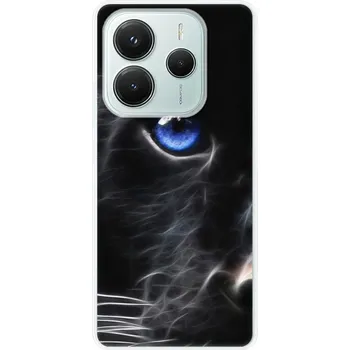 Pouzdro na mobilní telefon Odolné silikonové pouzdro iSaprio - Black Puma - Xiaomi Redmi Note 14 5G