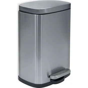 Odpadkový koš Spirella pedálový odpadkový koš Akira, kartáčovaná nerez ocel, 5 l