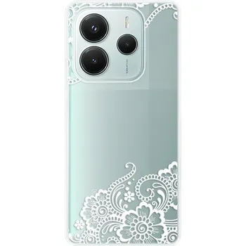 Pouzdro na mobilní telefon Odolné silikonové pouzdro iSaprio - White Lace 02 - Xiaomi Redmi Note 14 5G