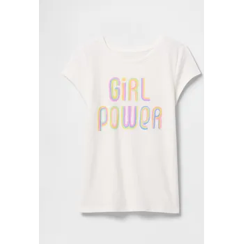 GAP Dětské tričko - Holky GAP bílá 3261038