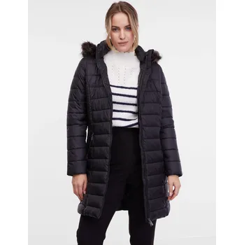 Dámský kabát Orsay Černý dámský prošívaný kabát - Dámské Orsay černá 2507384