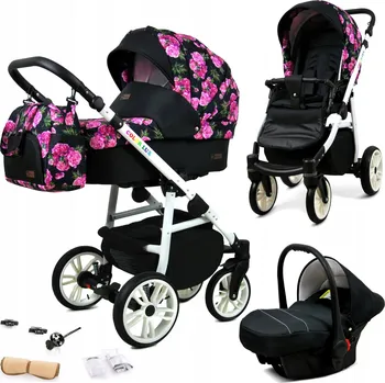 Kočárek Dětský kočárek 3v1 BabyLux Colorlux - sporťák, hluboká korba, autosedačka