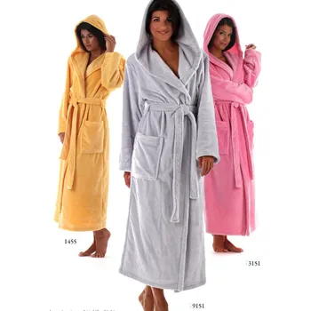 Dámský župan Unisex župan s kapucí SIENA 3156 - Vestis švestková L