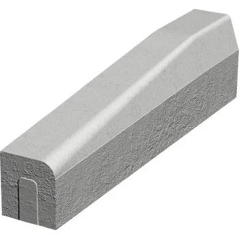 Zahradní obrubník Betonový obrubník levý 100x25 cm šedý