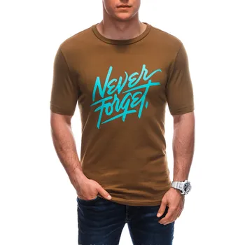 Pánské tričko Edoti Men's t-shirt Edoti hnědá 2721798