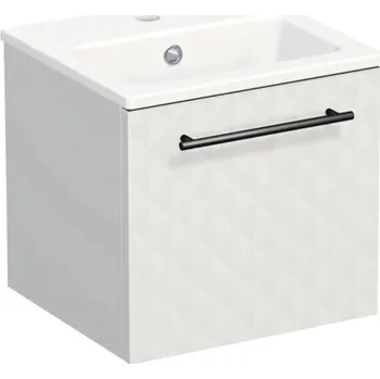 Koupelnový nábytek Koupelnová skříňka s umyvadlem Intedoor TRENTA 40 cm bílá matná TRE MINI 40 1Z B B073