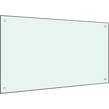 Kuchyňský mlýnek Kuchyňský panel bílý 90 x 40 cm tvrzené sklo