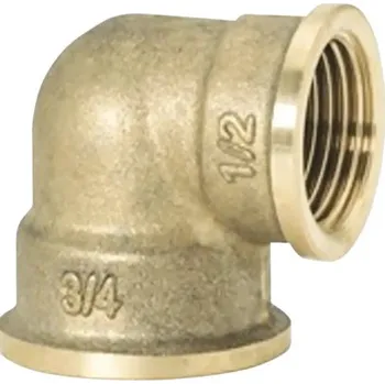 Instalatérský materiál Koleno 90° redukované Gebo Gold vnitřní 1"x vnitřní 3/4"