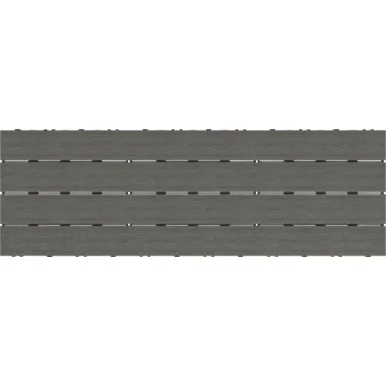 Terasové prkno Konsta Dlaždice WPC 30.8x90.8 cm šedá