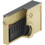 Odvodňovací vpust 50 cm včetně kalového koše, pozinkovaný rošt