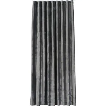 Velvet závěs Castellano uni šedá 400x270 cm