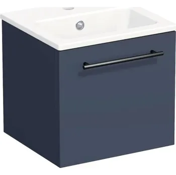 Koupelnový nábytek Koupelnová skříňka s umyvadlem Intedoor TRENTA 40 cm modrá marino matná TRE MINI 40 1Z B A9166
