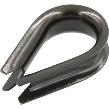 Lano Lanová očnice 4 mm černý pozink