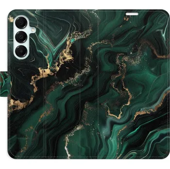 Pouzdro na mobilní telefon Flipové pouzdro iSaprio - Emerald 02 - Samsung Galaxy A16 5G