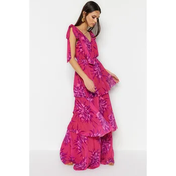 Dámské šaty Dámské šaty Trendyol Trendyol tmavě červená | červená 2300701