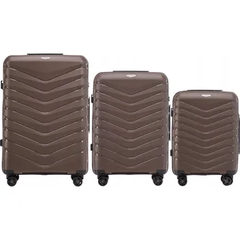 Wings Sada pevných kufrů z polypropylenu PHOENIX, 198 l