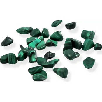 Drahý kámen Malachit pravý drobné kamínky – cca 20 g