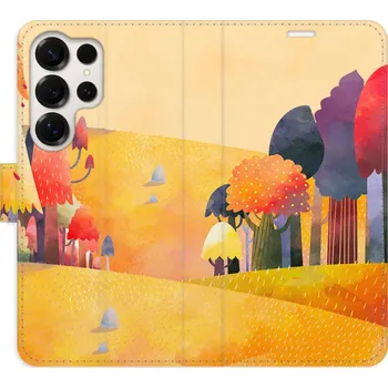 Pouzdro na mobilní telefon Flipové pouzdro iSaprio - Autumn Forest - Samsung Galaxy S25 Ultra