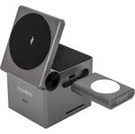 Choetech T632-F 3v1 15W indukční (bezdrátová) nabíječka pro iPhone, Apple Watch a AirPods (černá)