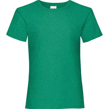 Chlapecké tričko Valueweight Fruit of the Loom Girls' Green T-shirt Fruit of the Loom zelená 2450320