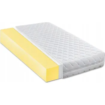 Matrace MATRACE 90x140 HYPOALERGENNÍ PĚNA H3 16 CM STŘEDNĚ TVRDÁ POHODLNÁ