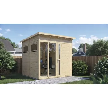 Zahradní domek Zahradní domek Bertilo Pentus 2 Office včetně podlahy 226x234 cm přírodní