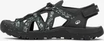 QUECHUA Dámské turistické sandály NH 900 36 ČERNÁ|ŠEDÁ