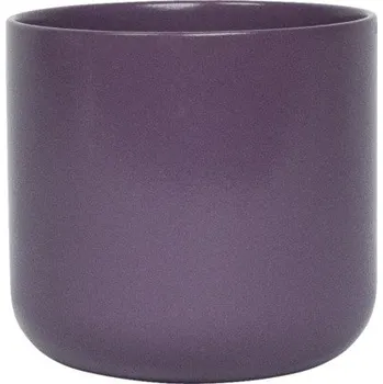 Květináč Obal na květináč keramický Alma Ø 7 x 6,5 cm fialový