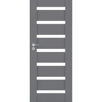 Interiérové dveře Interiérové dveře Preston 1 laminát antracit 60L